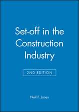 Set–off in the Construction Industry 2e