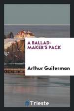 A Ballad-Maker's Pack