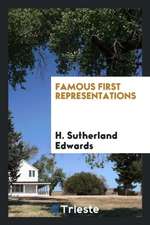 Famous First Representations