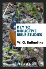 Key to Inductive Bible Studies