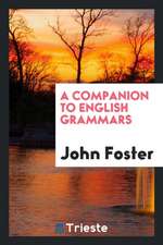 A Companion to English Grammars