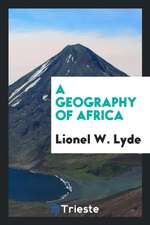 A Geography of Africa