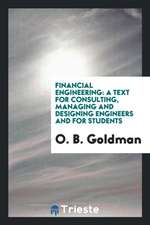 Financial Engineering: A Text for Consulting, Managing and Designing Engineers and for Students