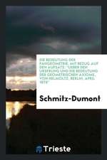 Die Bedeutung Der Pangeometrie: - Mit Bezug Auf Den Aufsatz: Ueber Den ...