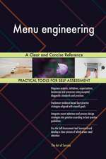 Menu engineering A Clear and Concise Reference