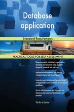 Database application Standard Requirements