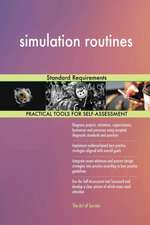 simulation routines Standard Requirements