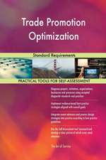 Trade Promotion Optimization Standard Requirements