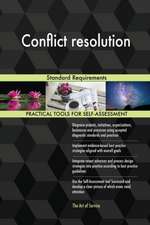 Conflict resolution Standard Requirements