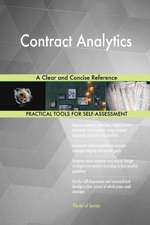 Contract Analytics A Clear and Concise Reference