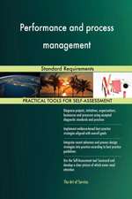 Performance and process management Standard Requirements