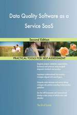 Data Quality Software as a Service SaaS Second Edition