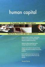 human capital A Complete Guide - 2019 Edition