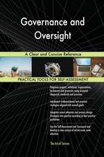Governance and Oversight A Clear and Concise Reference