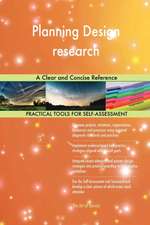 Planning Design research A Clear and Concise Reference
