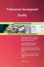 Professional development Quality Standard Requirements