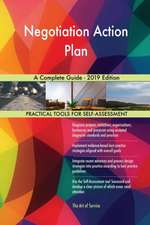 Negotiation Action Plan A Complete Guide - 2019 Edition