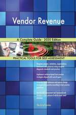 Vendor Revenue A Complete Guide - 2020 Edition