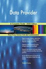 Data Provider A Complete Guide - 2020 Edition