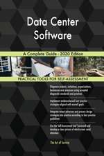 Data Center Software A Complete Guide - 2020 Edition