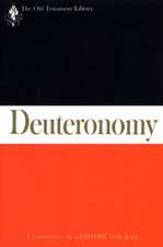 Deuteronomy: A Commentary