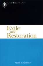 Exile and Restoration