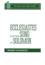 Ecclesiastes & Song of Solomon (Dsb-OT): Hosea, Joel, Amos, Obadiah, and Jonah