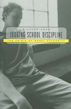 Judging School Discipline – The Crisis of Moral Authority