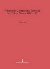 Wholesale Commodity Prices in the United States, 1700-1861