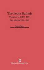 The Pepys Ballads, Volume V, (1689-1691)