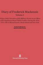 Diary of Frederick Mackenzie, Volume I