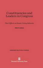 Constituencies and Leaders in Congress