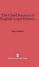 The Chief Sources of English Legal History