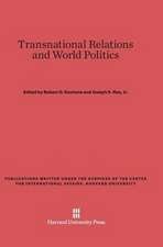 Transnational Relations and World Politics