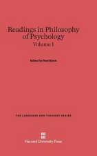 Readings in Philosophy of Psychology, Volume I