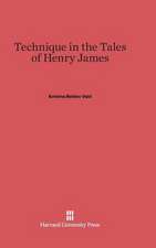 Technique in the Tales of Henry James