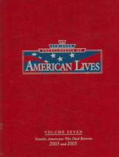 The Scribner Encyclopedia of American Lives: 2003-2005