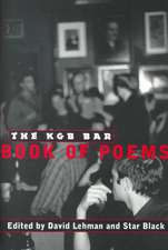 The KGB Bar Book of Poems