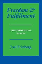 Freedom and Fulfillment – Philosophical Essays