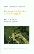 Population Ecology of the Cooperatively Breeding Acorn Woodpecker. (MPB–24), Volume 24