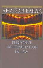 Purposive Interpretation in Law