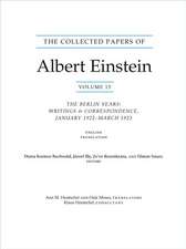 The Collected Papers of Albert Einstein, Volume – The Berlin Years: Writings & Correspondence, January 1922 – March 1923 (English Translation Sup