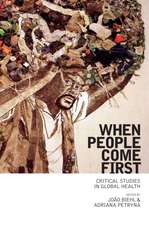 When People Come First – Critical Studies in Global Health