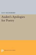 Auden′s Apologies for Poetry