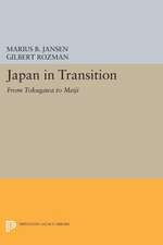 Japan in Transition – From Tokugawa to Meiji