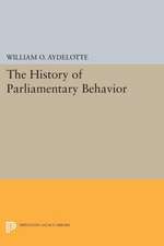 The History of Parliamentary Behavior