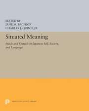 Situated Meaning – Inside and Outside in Japanese Self, Society, and Language