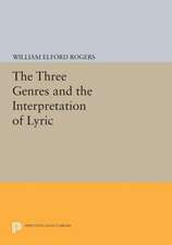 The Three Genres and the Interpretation of Lyric