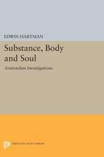 Substance, Body and Soul – Aristotelian Investigations