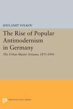 The Rise of Popular Antimodernism in Germany – The Urban Master Artisans, 1873–1896